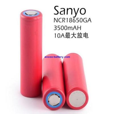 SANYO NCR18650GA 3500MAH 3.6V 10A 18650 Battery