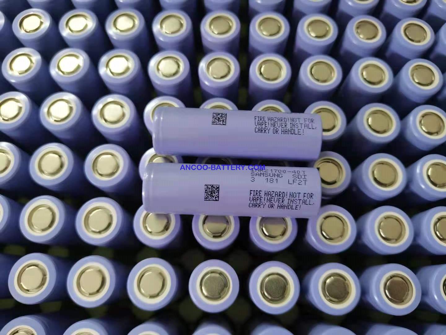 Samsung INR21700-40T 4000MAh 3.6V Lithium-ion Battery