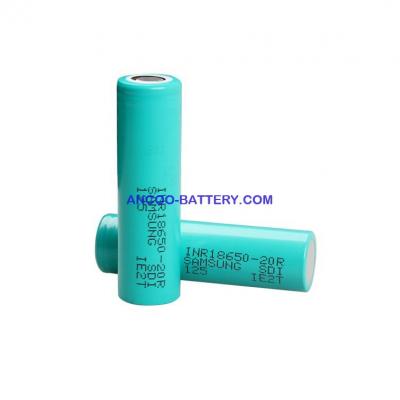 Samsung INR18650-20R 2000mAh 22A High Power Lithium-ion Battery