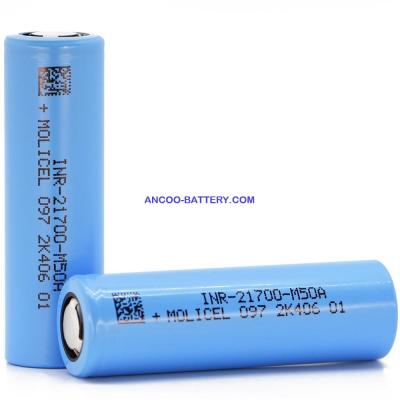MOLICEL M50A 21700 5000mAh 3.6V Lithium-ion Battery