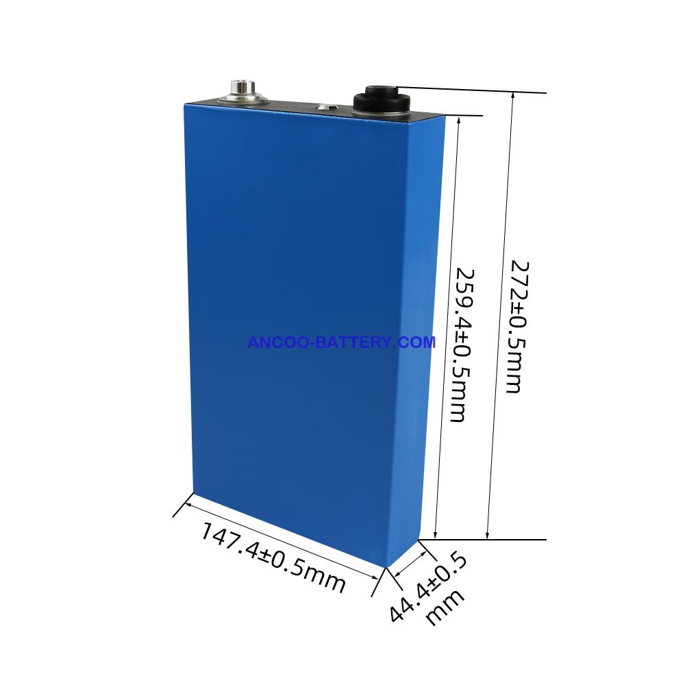 Lishen LP44147272-130Ah 3.2V Prismatic LiFePO4 Battery Cells