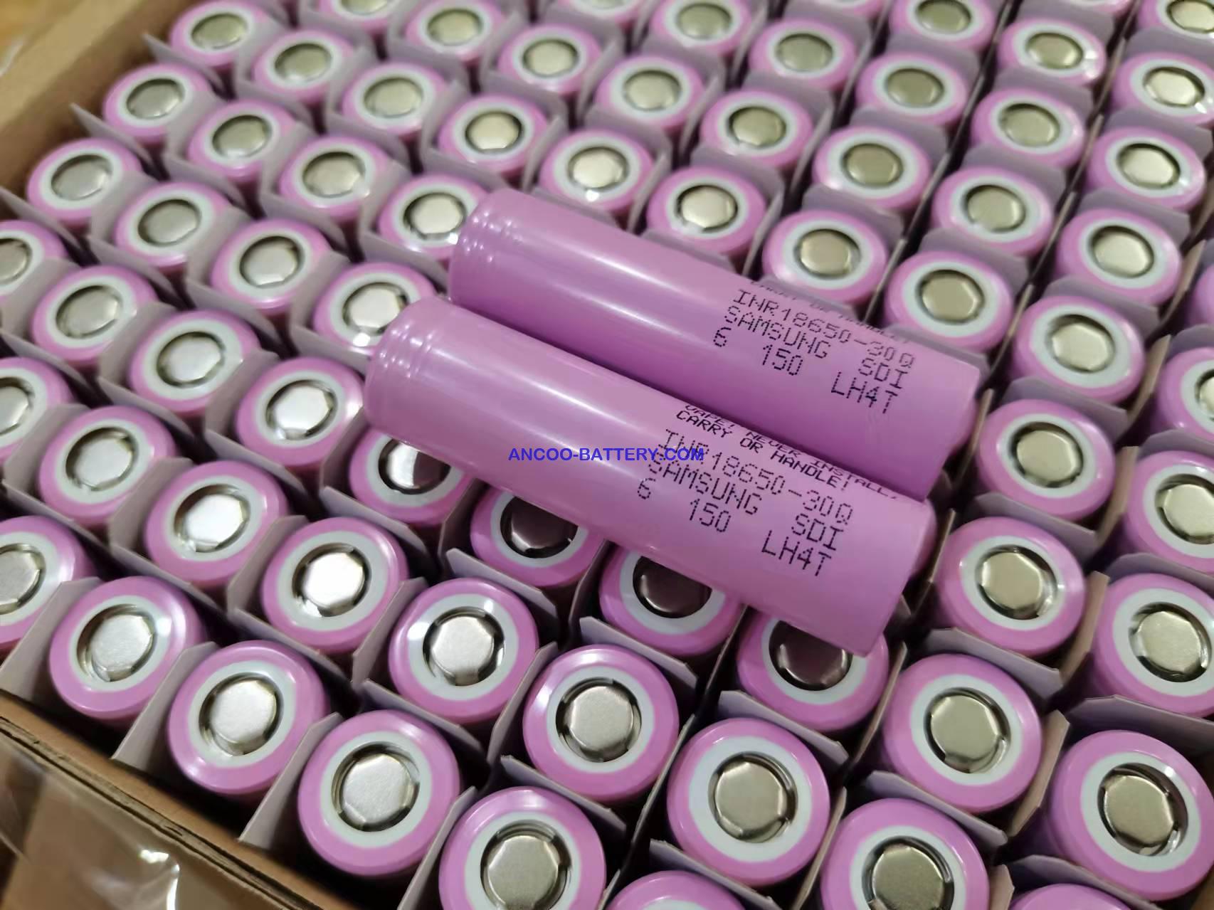 Samsung INR18650-30Q 3000mAh 3.6V High Power Lithium-ion Battery