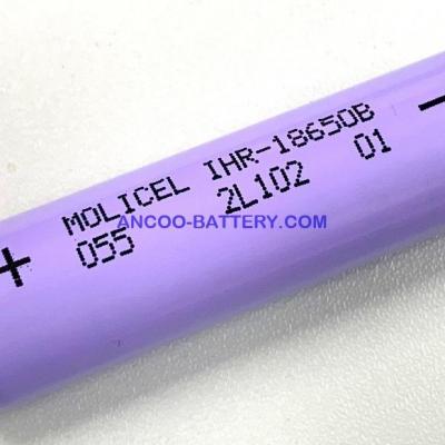 MOLICEL IHR-18650B 2250mAh 3.6V NMC Battery