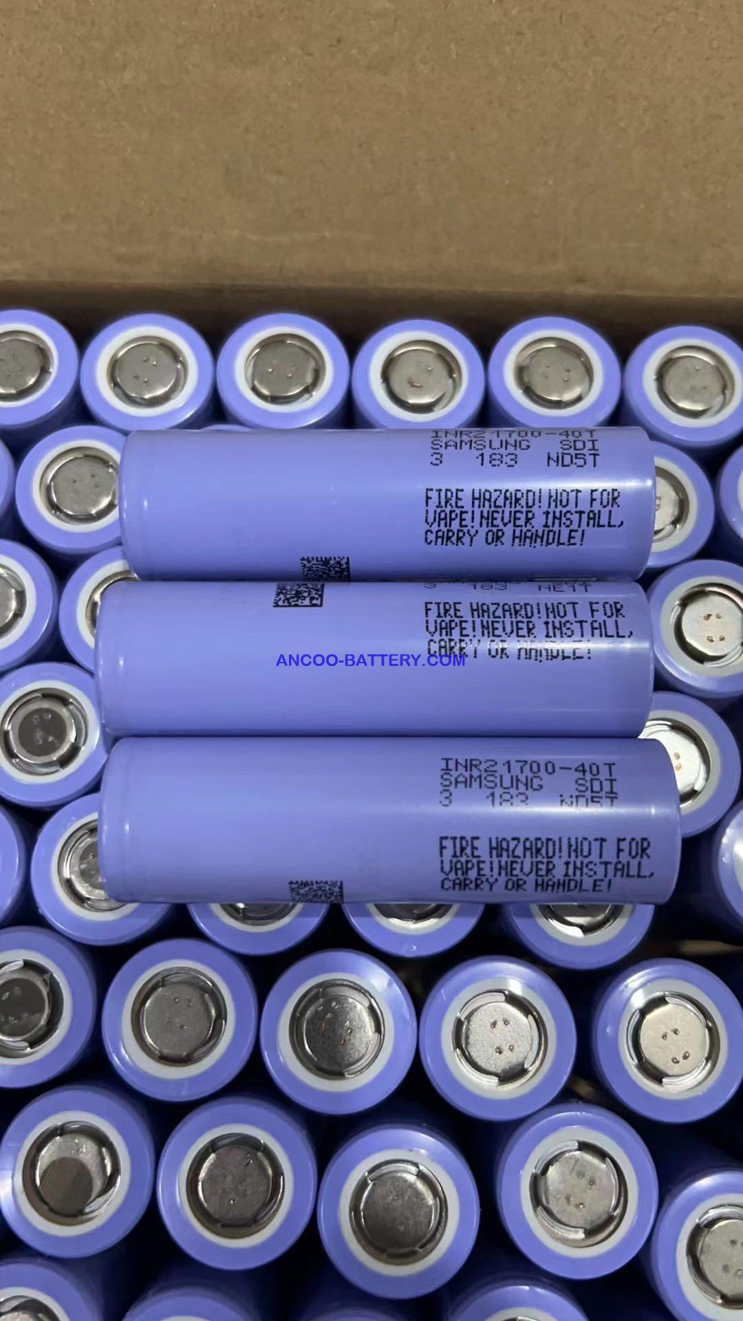 Samsung 40T 21700 4000MAh 50A Battery